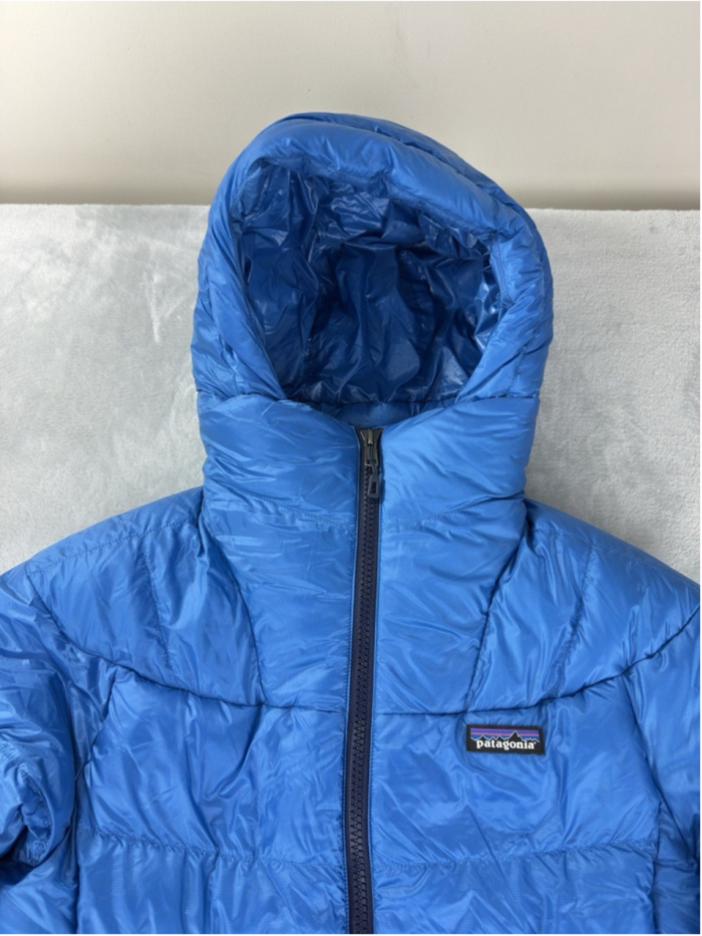 Patagonia Nwt Fitz Roy Down Parka Women Sz Small Endless Blue 84577 Style Number - Picture 8 of 16